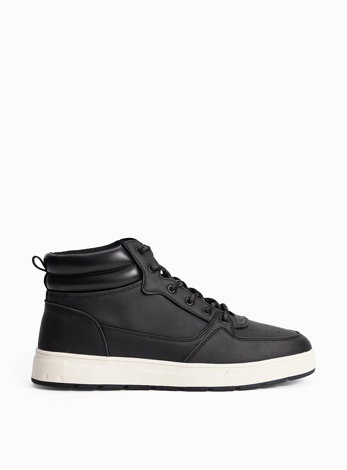 Black Casual Lace-Up Boots 12 - Image 2